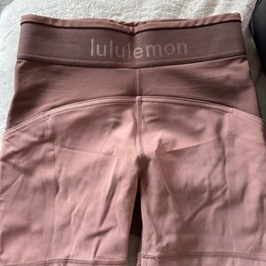 lululemon athletica Dusty Rose High-Rise Bike Shorts